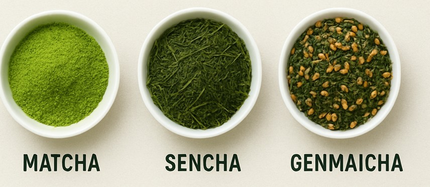 Matcha, Sencha, Genmaicha : comprendre les différences entre les thés verts japonais